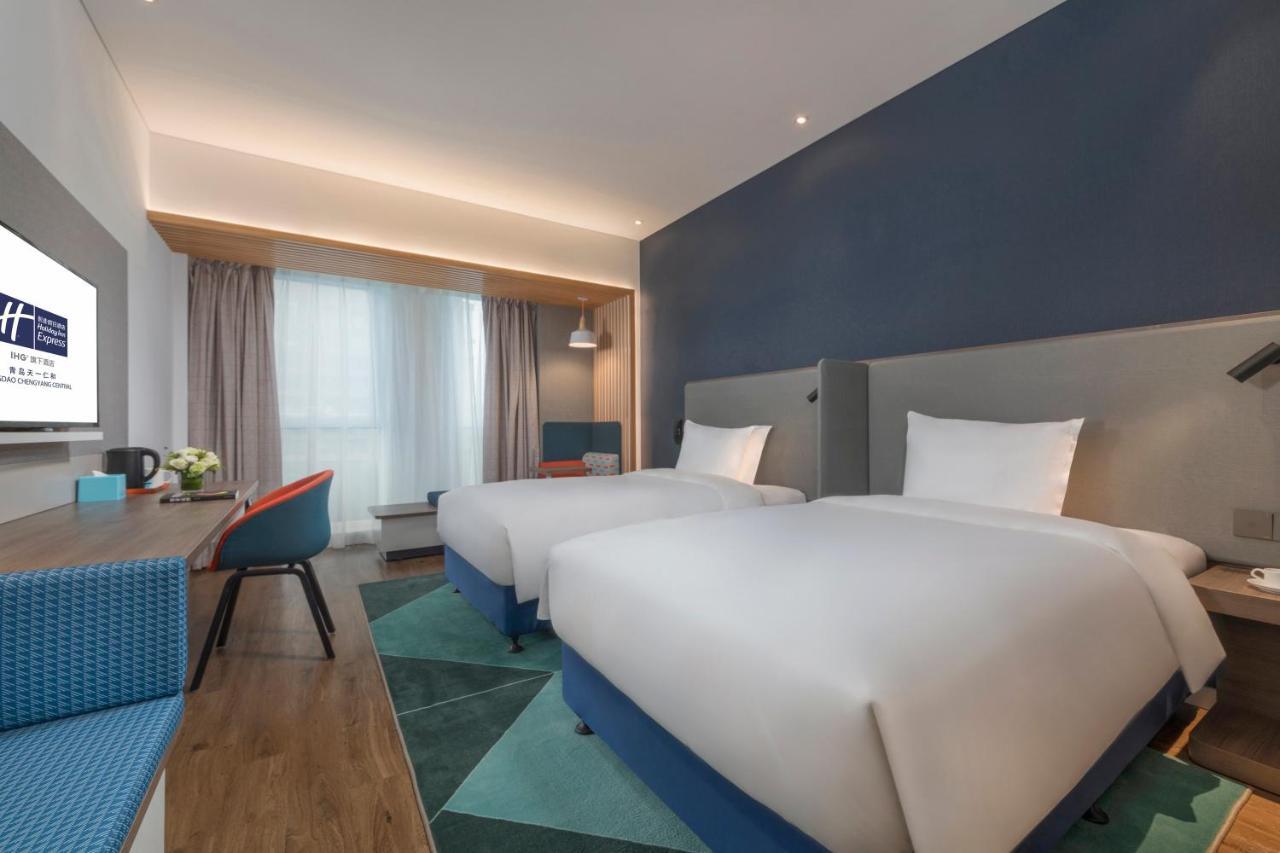 Holiday Inn Express Qingdao Chengyang Central By Ihg Exterior foto